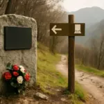Luoghi di memoria sulla via dei partigiani in Val Pellice: segnaletica poco nota che guida la visita