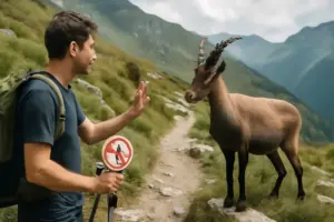 Come gestire un incontro con animali selvatici sui sentieri della Val Pellice? Comportamenti corretti per rispettare la fauna
